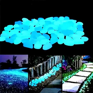 Fluorescent Stones Bag, Luminous Pebbles & Stones for Outdoor Garden Decoration, Garden Accessories, Party & Holiday Decor, Aquariums, Courtyards, Potted Plants