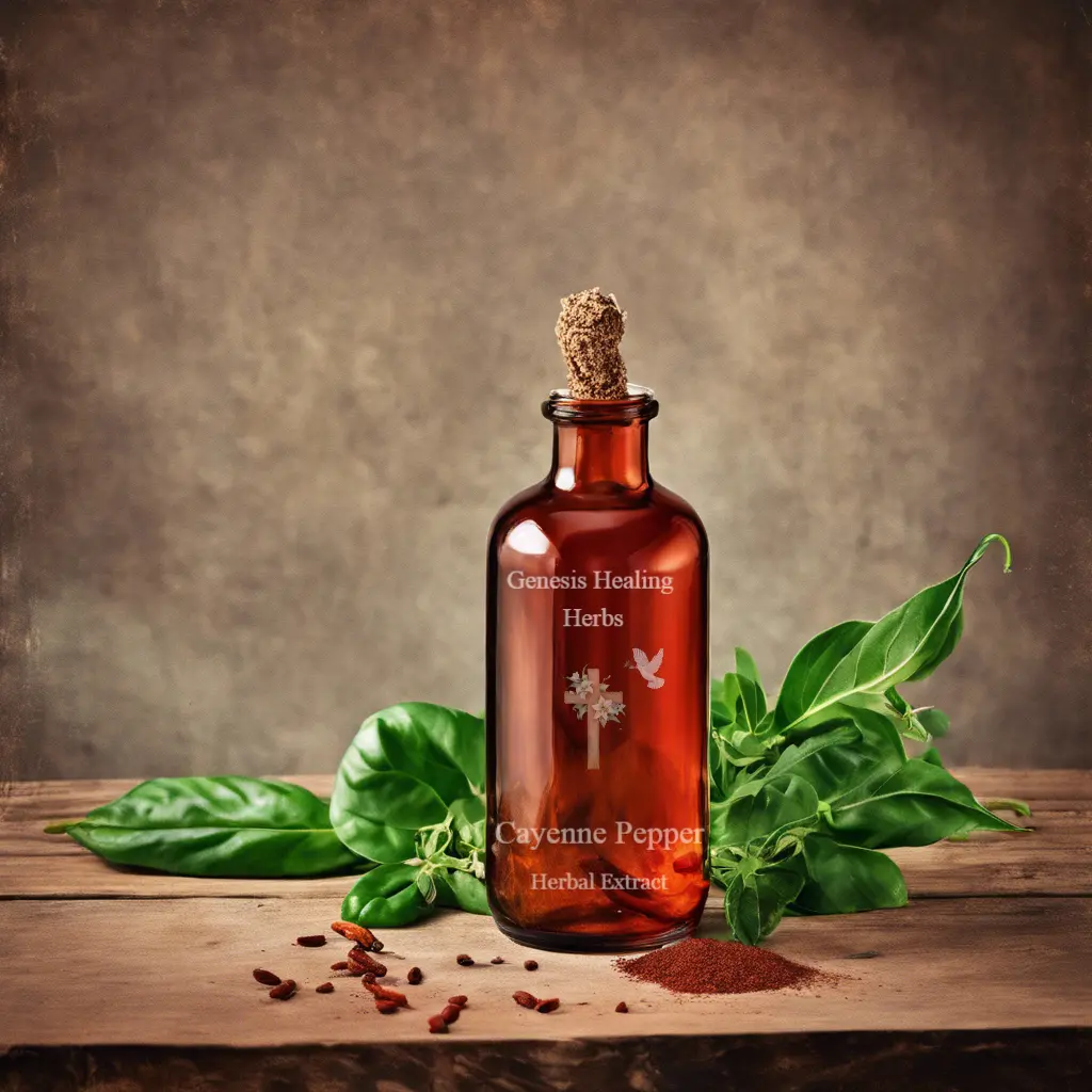 Cayenne Pepper Tincture, Blocks Pain Receptors, Digestive system Support, Immune Booster, Herbal extracts.
