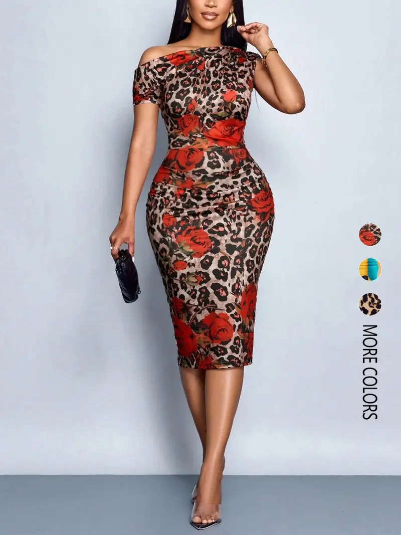 black dress and leopard print coat - TikTok Shop black dress and leopard print coat - TikTok Shop