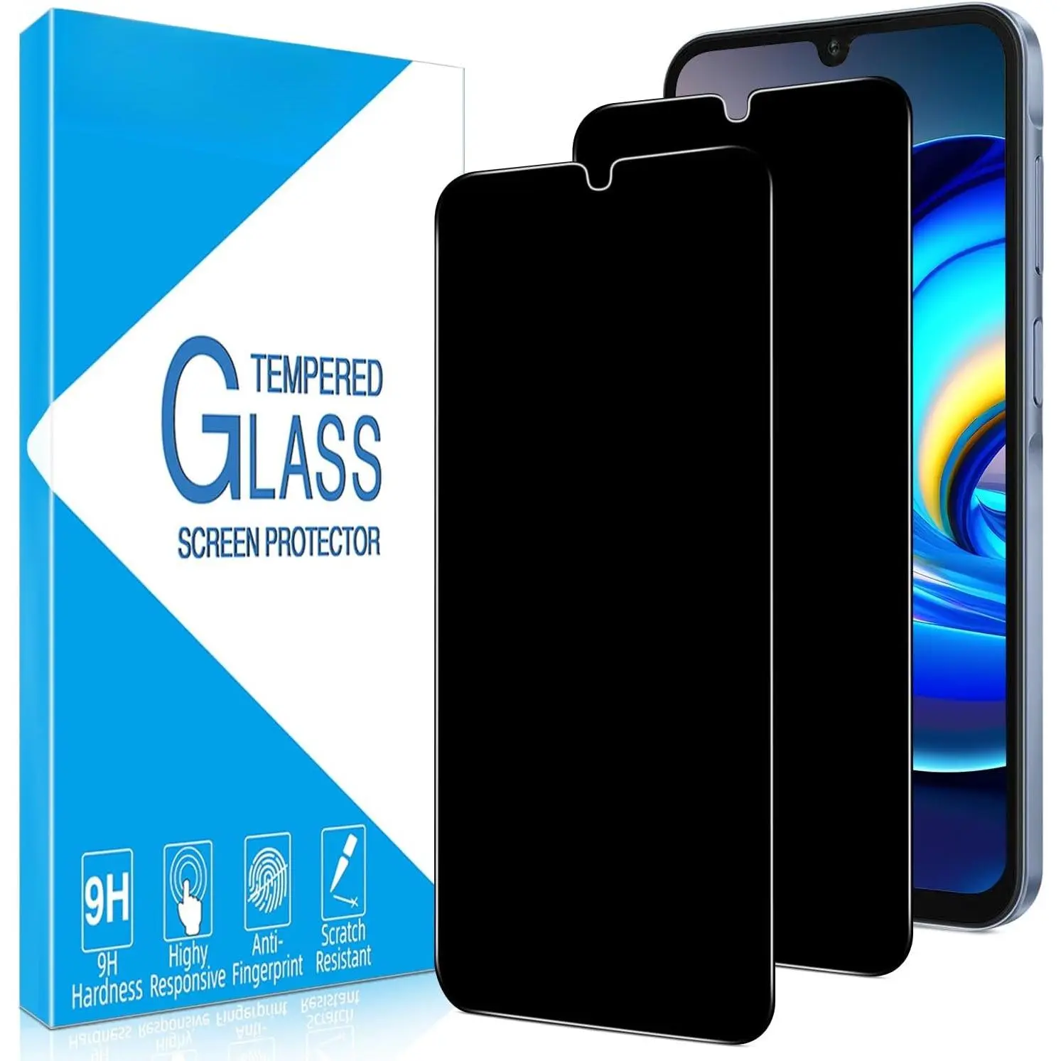 [2-Pack  Screen Protector Designed for  Galaxy A16 5G Tempered Glass, No Bubbles, Anti Scratch, Easy to Install