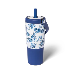 BrüMate Resa 25oz 100% Leakproof Insulated Travel Tumbler | Cup-Holder Friendly Insulated Tumbler | Built-in Silicone Sleeve and Easy Carry Handle