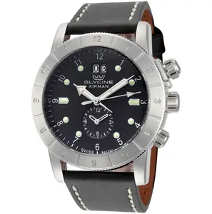 Glycine Men's Airman GMT 42mm Quartz Watch GL0150