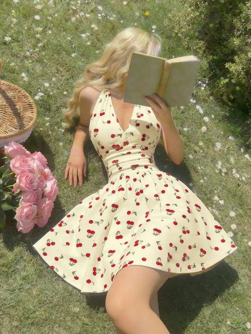 cherry white dress - TikTok Shop cherry white dress - TikTok Shop