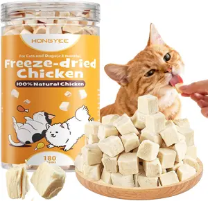 180g Pet Chicken Freeze-Dried Treats, Cat Snacks, 100% Natural High-Protein, Suitable for Both Cats and Dogs