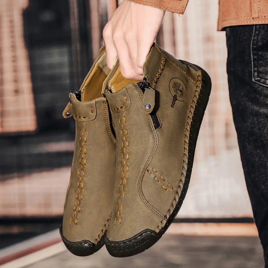 Hand-stitched men's casual shoes outdoor sports shoes Sneaker Runner china wholesale suppliers website shoes sneakers men Fathersdaygift
