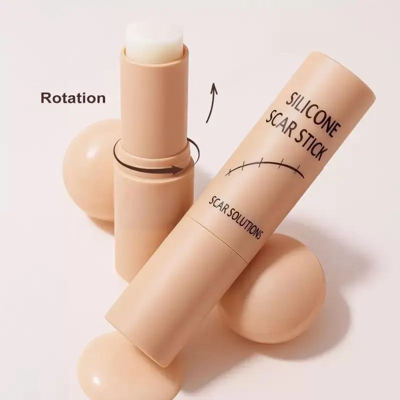 Advanced Silicone Scar Treatment Stick, Infused with Hyaluronic Acid, Centella Asiatica & Vitamin E, Targets Hyperplasia, Stretch Marks, Acne Scars & Surgical Scars, Fast-Absorbing Hydrating Scar Cream for Face & Body Rejuvenation