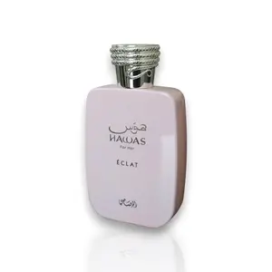 Rasasi Perfumes | Hawas Eclat | Eau De Parfum | 100 ML - 3.4 oz | Women's Fragrance | Aromatic Fragrances | Litchi - Rose & Vanilla Notes