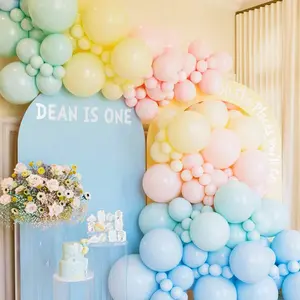Balloon Arch Kit, 100pcs/set Mixed Color Balloon Set, Balloon Garland Arch Kit, Party Balloon for Birthday Wedding Baby Shower Decoration