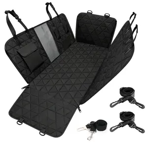 Back Seat Extender for Dogs, Retractable Dog Car Seat Cover for Back Seat Protector, Dog Backseat Cover for Car, Foldable Dog Hammock for Car Travel Accessories Camping Mattress Bed