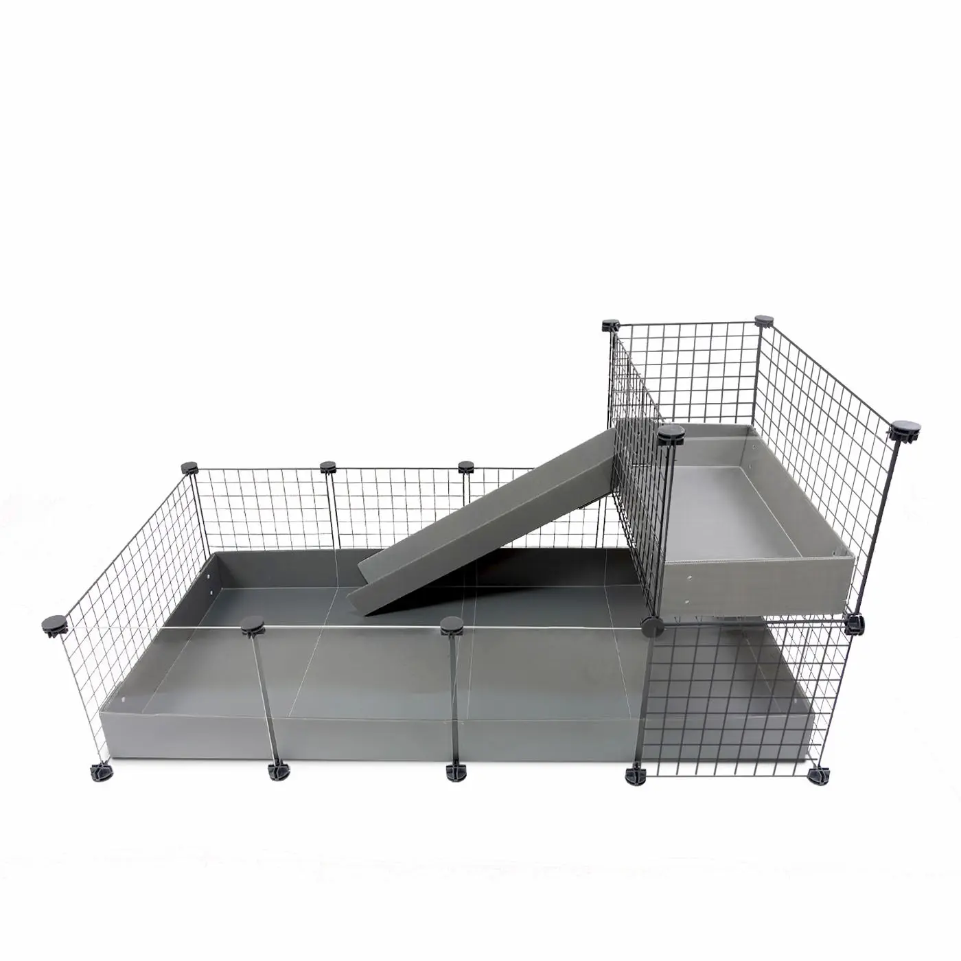 Piggy Condo C&C Cage with Balcony & Ramp