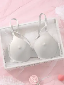 Women's Underwire Push-Up T-Shirt Bra - Basic, Anti-Sag, Side Bulge Control, Comfort Breathable, Stylish Design | Valentine's Day Outfits, Bridal & Everyday Wear