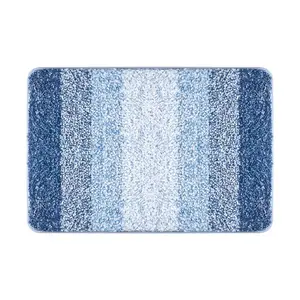 VEVOR 30"x20" Microfiber Bathroom Rug, Super Absorbent Soft Bath Mat with Non-Slip TPE Backing, Machine Washable Quick-Dry Floor Mat for Bathroom, Tub