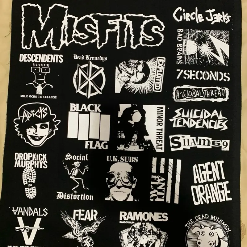 Punk patches sheet diy decoration casualties Punk patches sheet diy decoration casualties