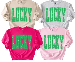 Lucky Clover St. Patrick's Day Sweatshirt or T-Shirt