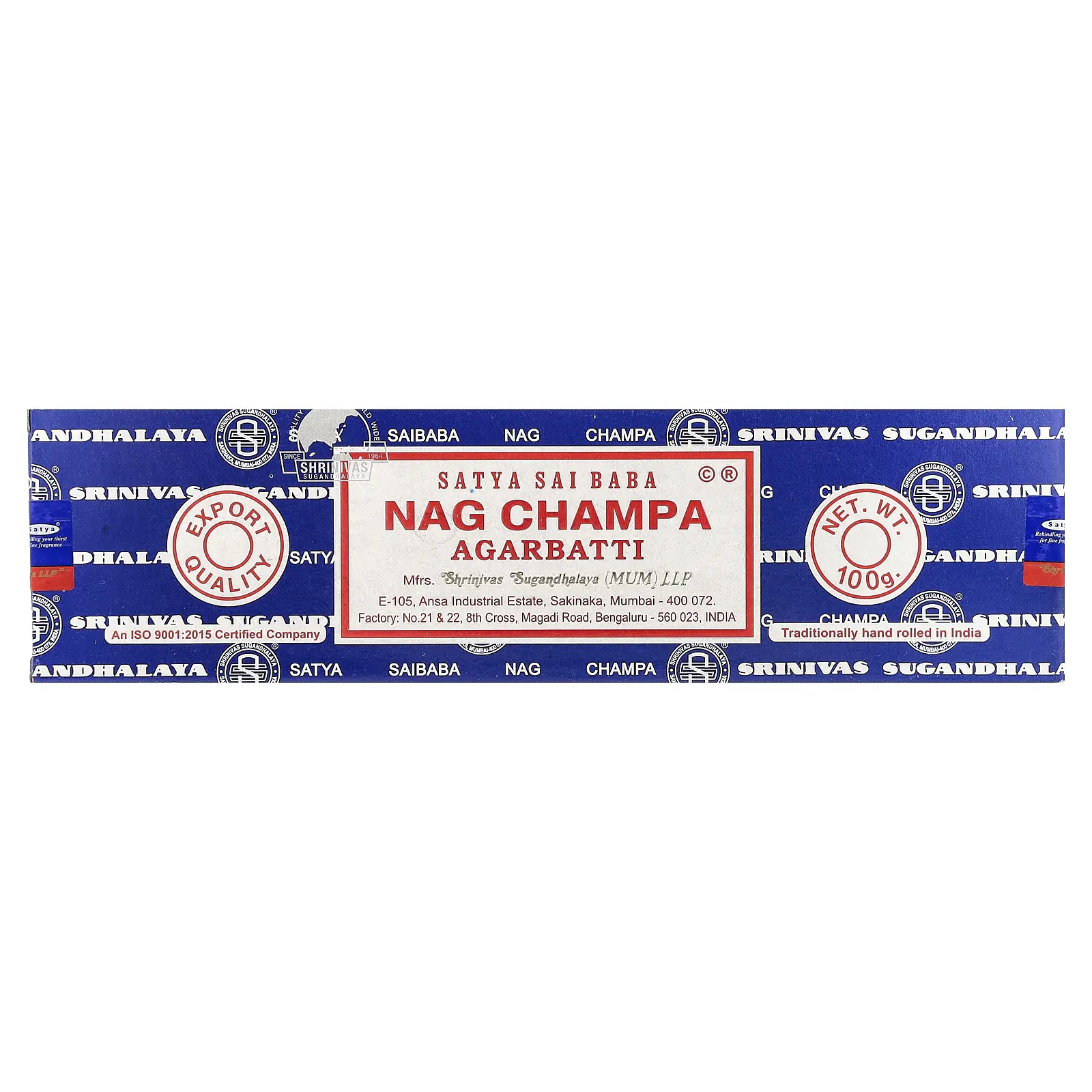 Sai Baba Satya, Nag Champa, Agarbatti Incense Sticks, 100 g Sai Baba Satya, Nag Champa, Agarbatti Incense Sticks, 100 g