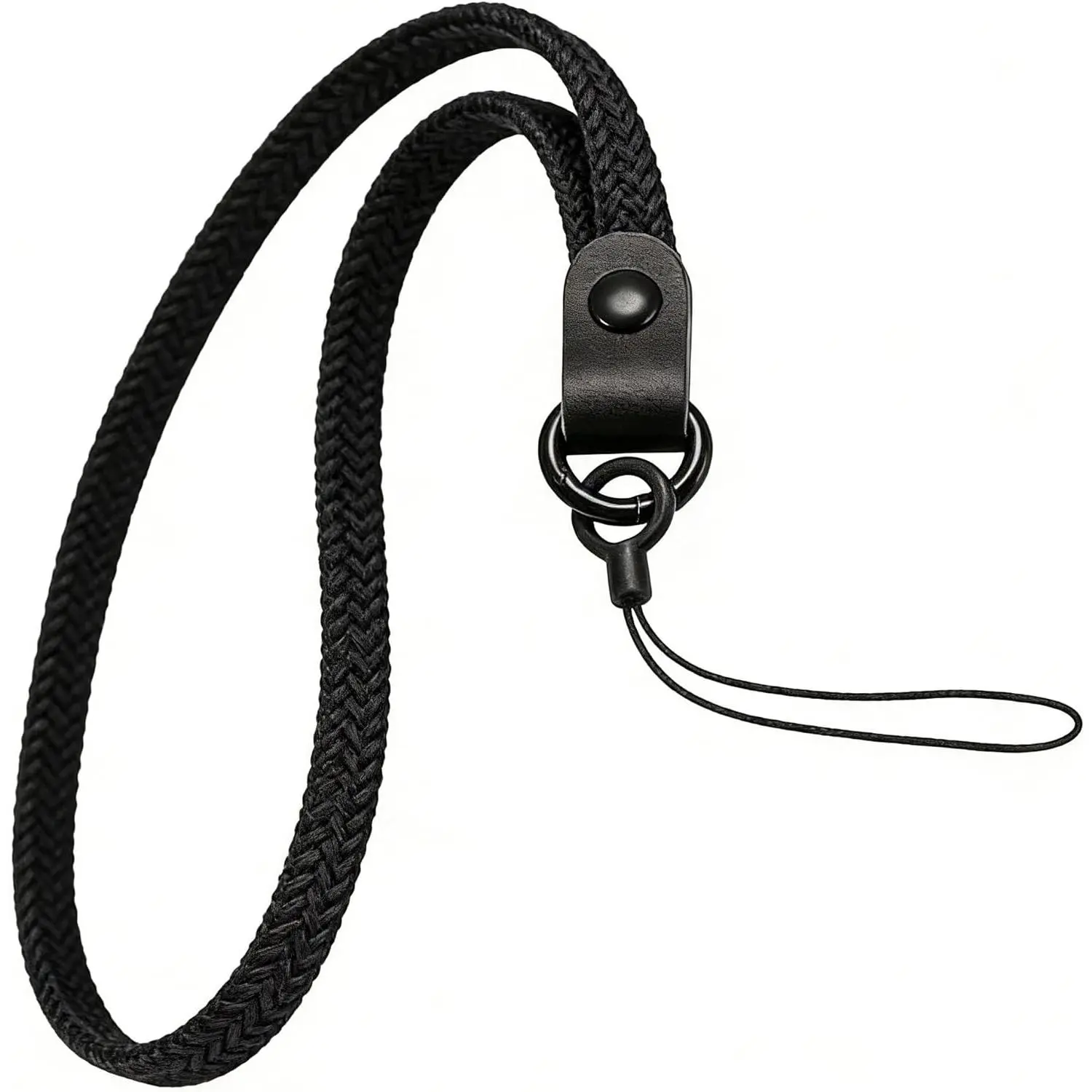 Elastic Nylon Wrist Lanyard for AirPods Case, Anti-Lost Strap for AirPods 1/2/3/Pro/Pro 2  Case, Multi-Functional Wrist Strap for Phones  Cameras Small Gadgets, Black