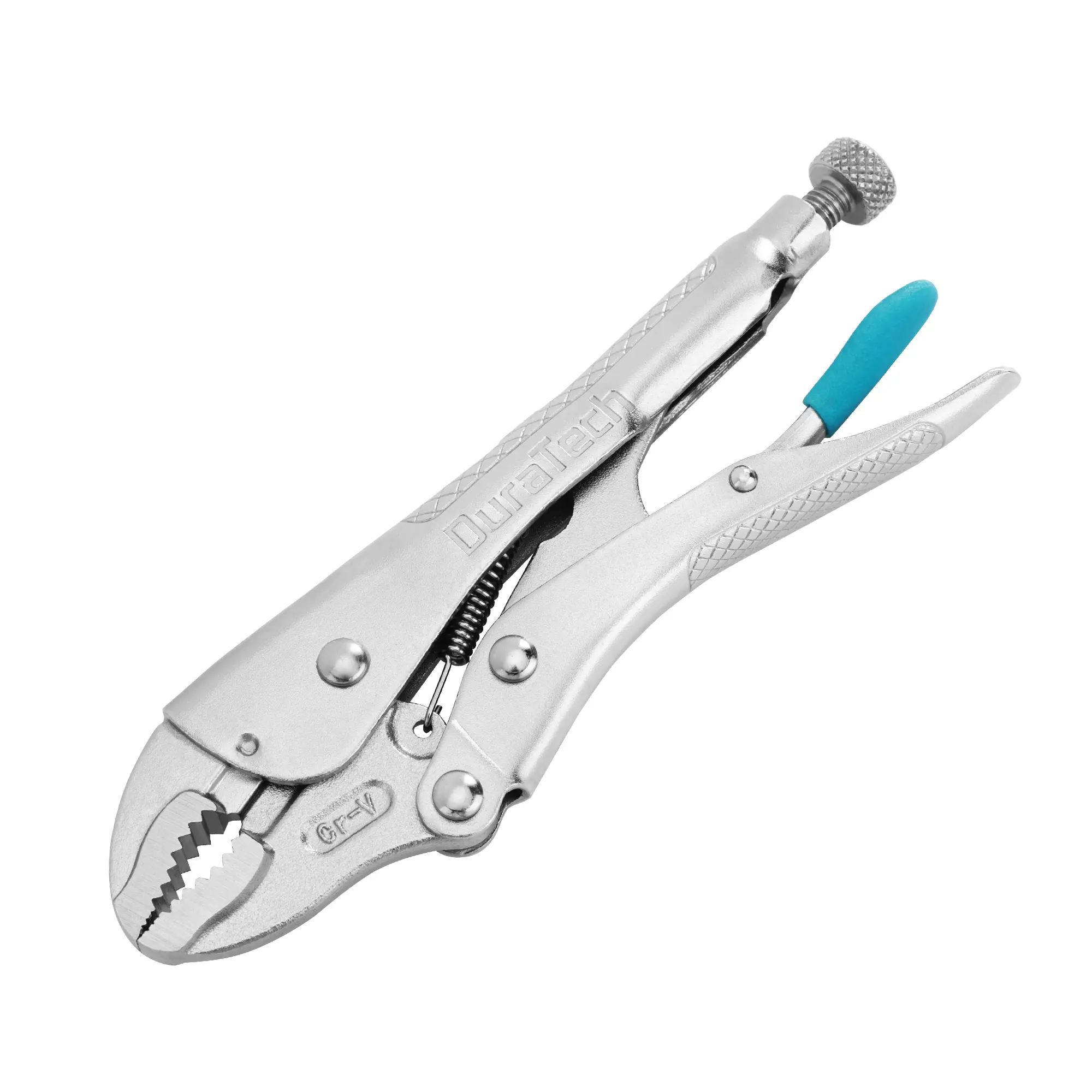 #backtoschool DURATECH Locking Pliers, Premium Cr-V Construction, Curved Jaw Locking Pliers with Wire Cutter, Fit for Clamping Twisting Welding