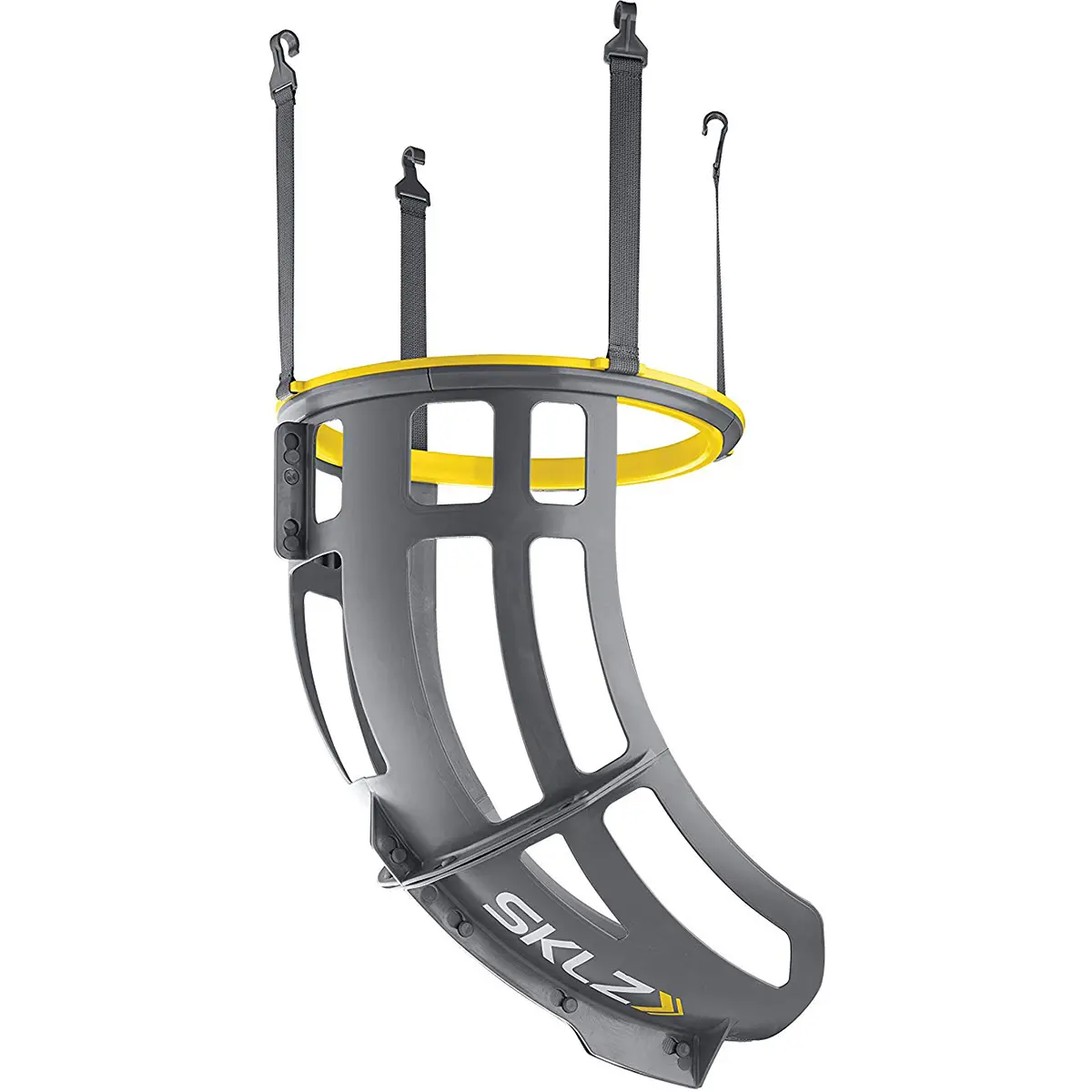 SKLZ Basketball Kick-Out 360-Degree Ball Return System, Clip-On Training Equipment for Shooters with 360-Degree Chute, Built to Last
