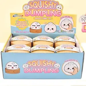 Squishy Dumpling 12 Pack - Sensory Fidget Toy for Kids - Fun and Safe Playtime - Perfect for Stress Relief and Entertainment