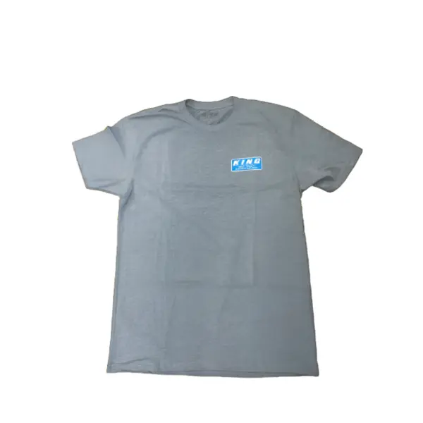 KING SHOCKS GRAY SHIRT WITH OG BLUE LOGO