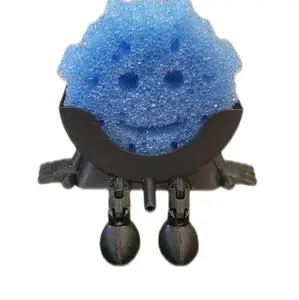Scrub Daddy/Mommy Holder Sink Edge Sponge Buddy wirh Drainage