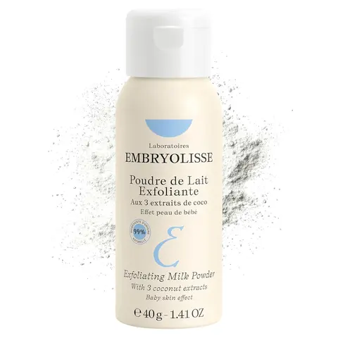Embryolisse Exfoliating Face Scrub Powder, Brighter, Smoother Skin, 1.41 Oz