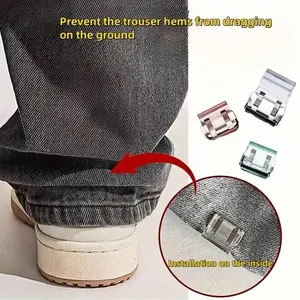 Jeans Hem Shortening Kit, 4/8 pcs Jeans and Pants Hem Shortening Clips, Sewing Supplies for Home Use, Sewing Tools