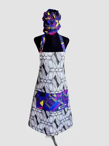 Purple Apron and       Infiniti Headwrap