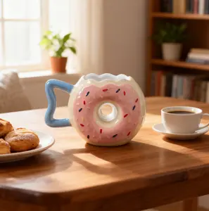 18 oz Ceramic Donut Mug