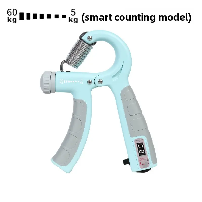 Maca Blue 60kg Coated Dumbbell - Counted