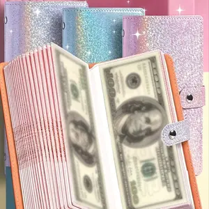 100 Bills Large Capacity Savings Book, Waterproof Stain-Resistant Cash Organizer, Personal Finance Budget Management Ledger