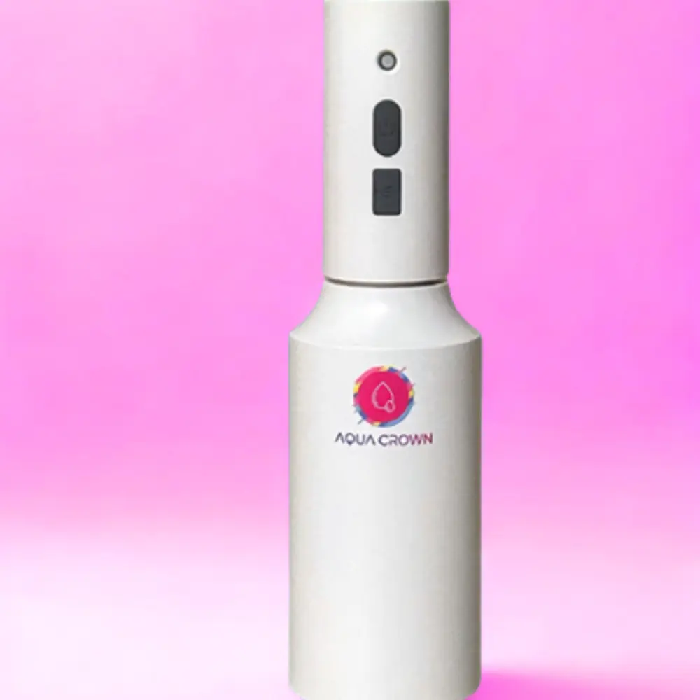 White Spritzer + Pink Logo