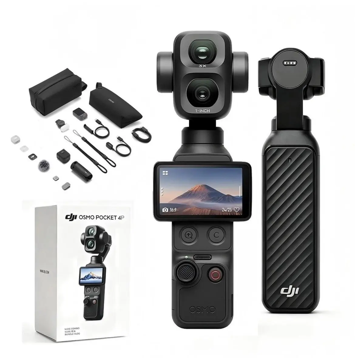 Original D JI Osmo Pocket 4P Vlog Creator Combo Action Camera  New Sealed