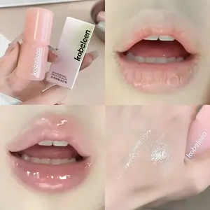 Moisturizing and hydrating clear lip gloss, lip repair and exfoliation, suitable for autumn and winter, moisturizing and cleansing. Two scents available.  Ideal for overnight treatment, makeup base, and as a holiday gift.