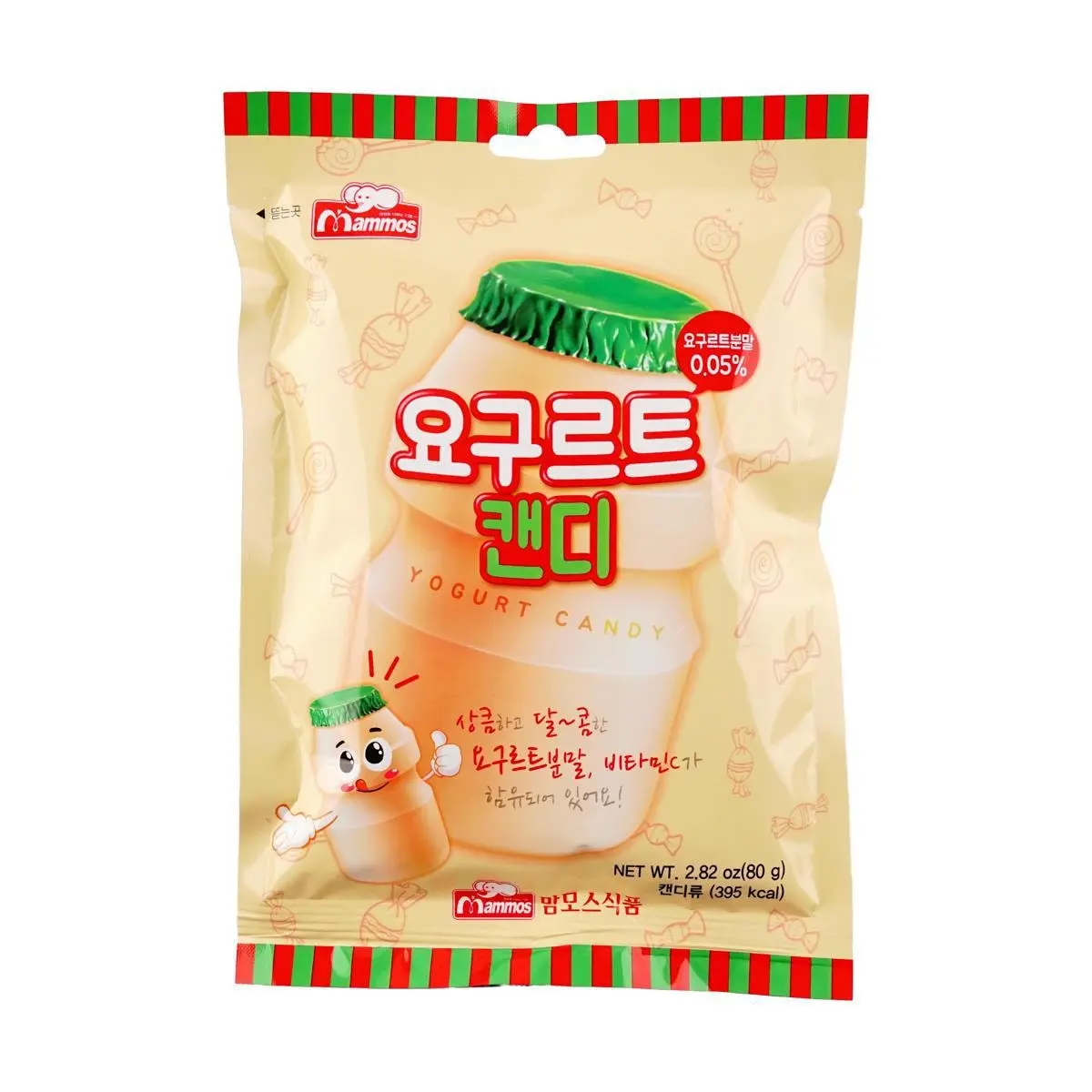 Mammos Korean Yogurt Candy - Probiotic Lacto-fermented Sweets, 80g
