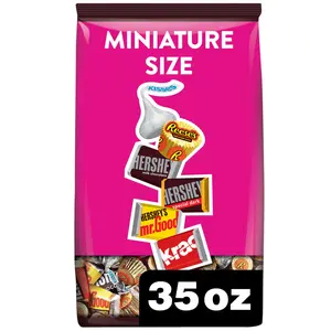 HERSHEY'S and REESE'S Assorted Chocolate Flavored, Easter Candy Party Pack, 35 oz