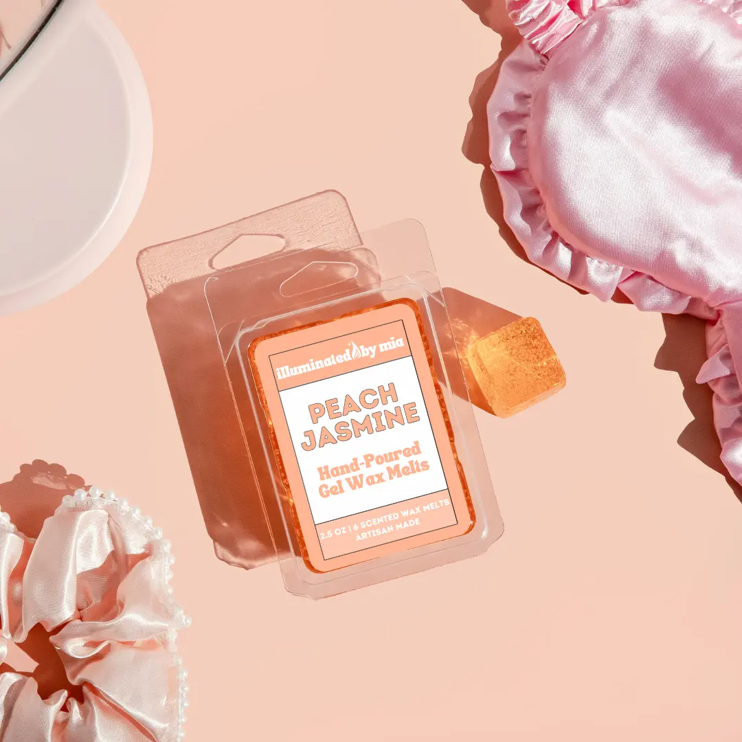 illuminatedbymia Gel Wax Melts - Handmade with Premium Ingredients, Reusable & Mess Free, 96 Hour Burn Time, Paraben & Phthalate Free Scented Wax Melts