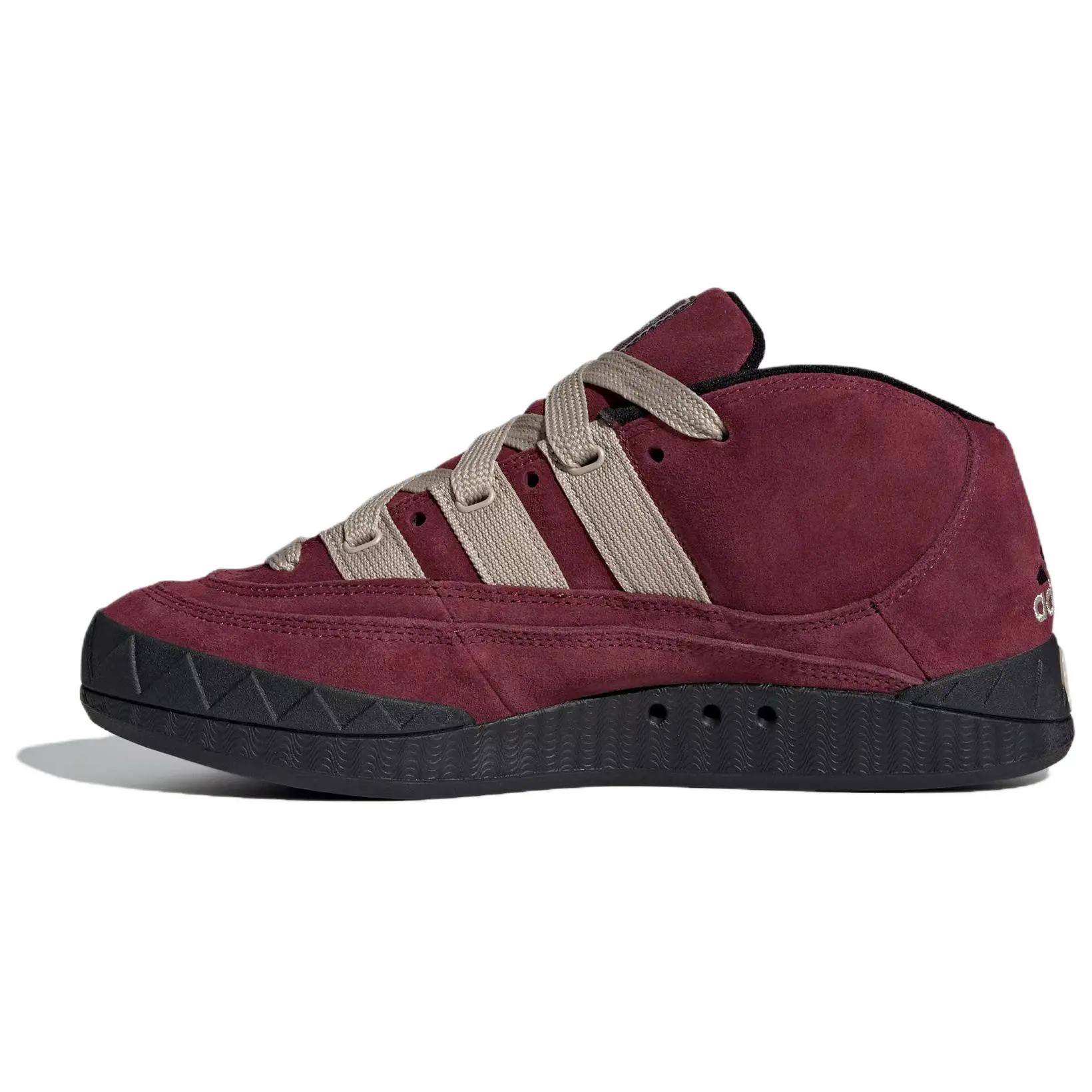 Adidas Adimatic Mid Maroon Wonder Beige' Unisex Sneakers IF8790