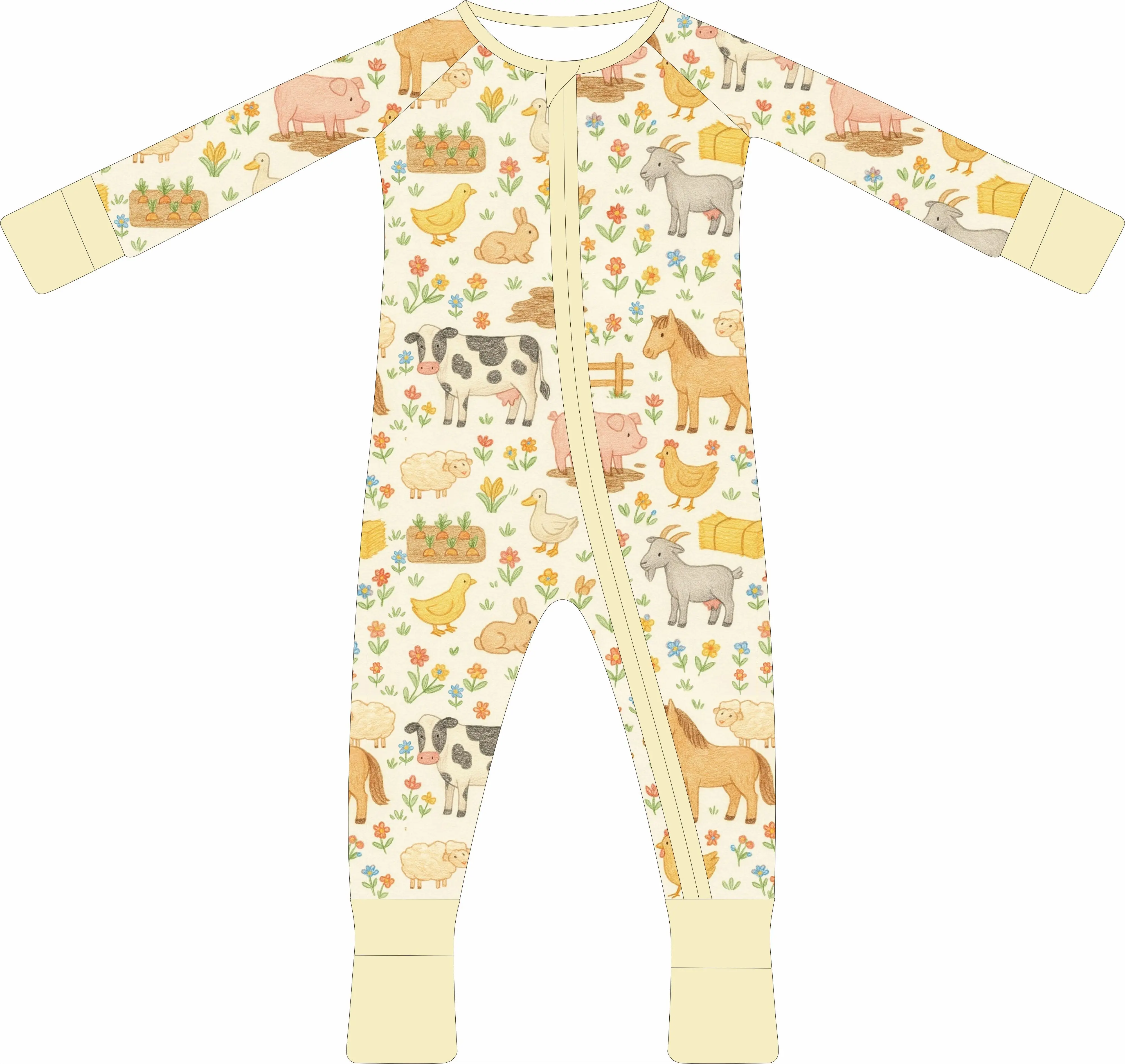 Pasture Pals Bamboo Zippy Pajamas Pasture Pals Bamboo Zippy Pajamas