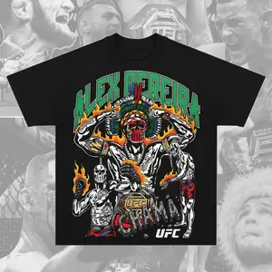 Alex Pereira UFC Graphic T-Shirt Alex Pereira Shirt, Premium UFC Graphic Tee, Fighter Graphic T-Shirt, Retro Soft Cotton MMA Shirt, Perfect Gift for UFC & Sports Fans
