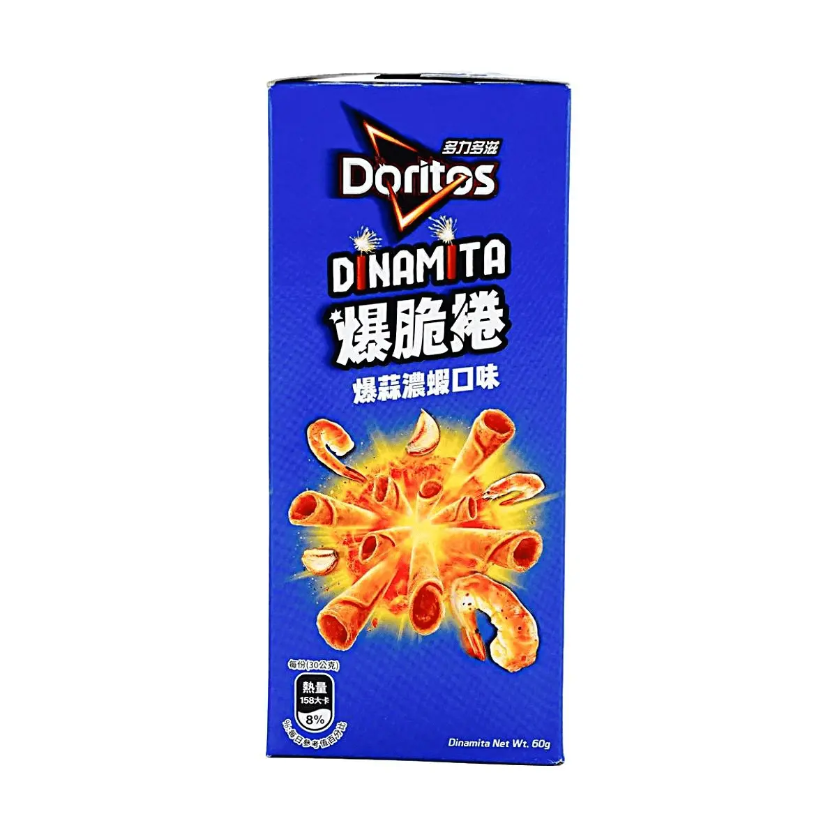 Doritos Taiwan Blast Crispy Rolls Garlic Shrimp Flavor 60g - Authentic Asian Snack Experience