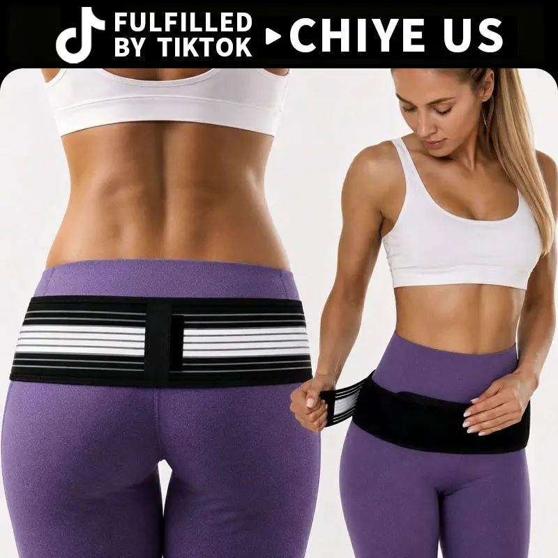 Sacroiliac SI Joint Hip Belt - Lower Back Support Brace for Men and Women - Pelvic Support Belt - Trochanter Belt - Sciatica Pelvis Lumbar Hip Pain Relief