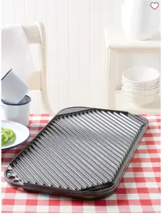 Two Burner Reversible Grill and Griddle