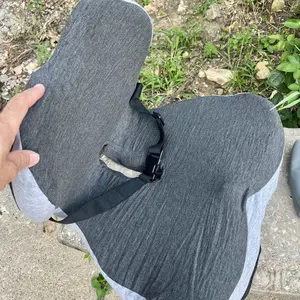 【Back to School】Non-Slip Memory Foam Ergonomic Seat Cushion, Skin-Friendly Breathable Mesh Cover with Extended Zipper, Easy to Remove & Wash, Adjustable Back Support Cushion Relieves Leg & Hip Pain for Office Chair, Truck Seat