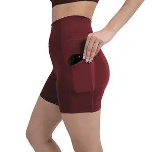 YITTY Active Women's UltraLuxe High Waist Pocket Biker Shorts – 3"/6" Tummy Control, Compression, Breathable & Activewear