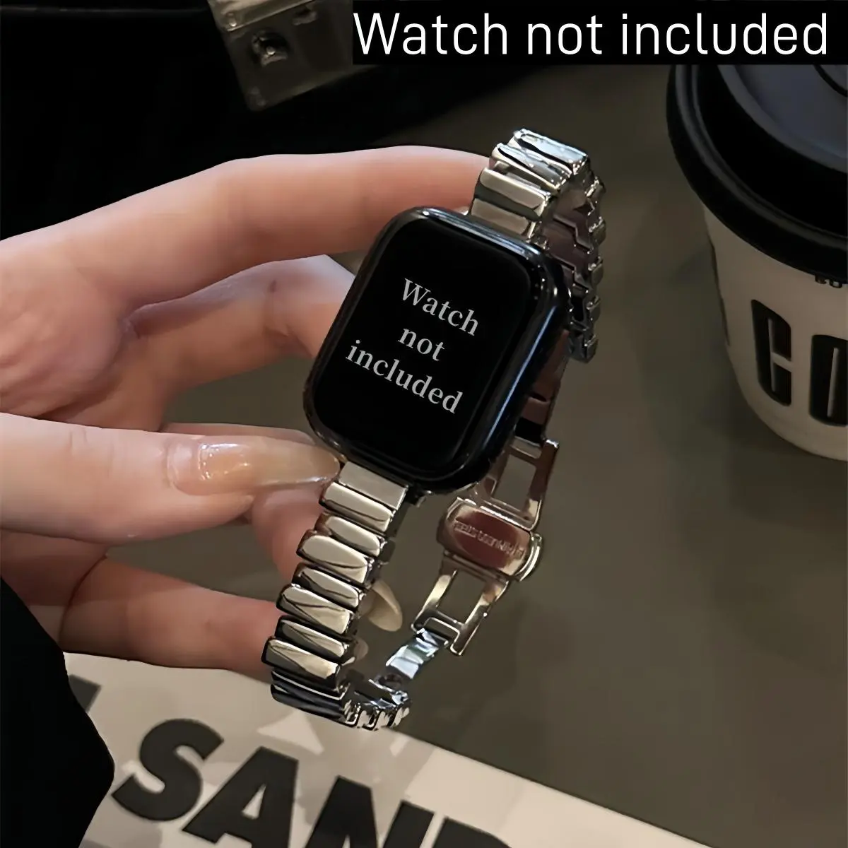 Fashion Smart Watch Band, 1 Count Replacement Watch Band with Folding Buckle, Wearable Accessories for iWatch Series 38mm 40mm 41mm 42mm 44mm 45mm 49mm, Smart Watch Straps, Smartwatch Strap