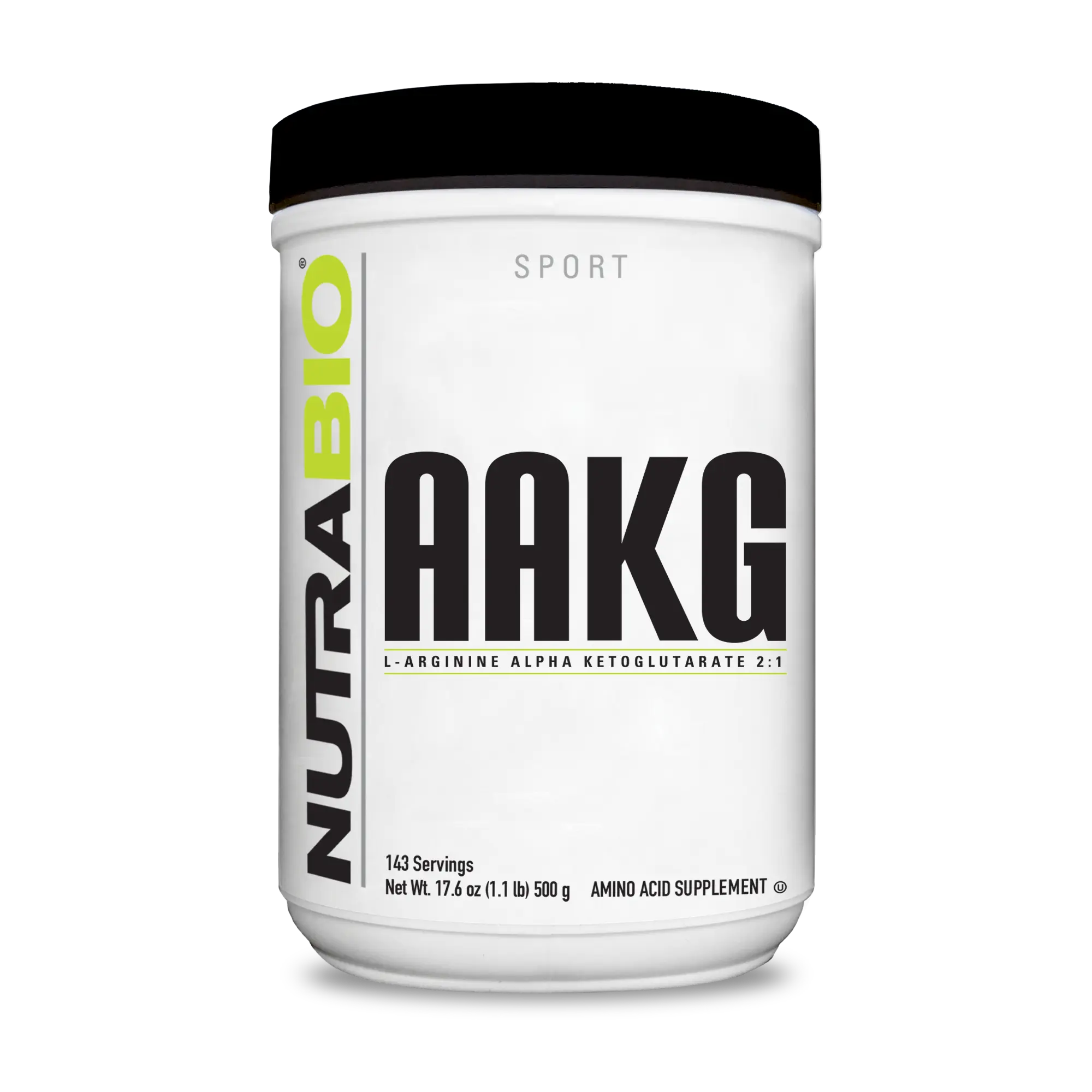 NUTRABIO Arginine AKG Powder - Boost Nitric Oxide for Muscle Growth & Recovery - Pure L-Arginine Alpha-Ketoglutarate Supplement for Fitness & Strength - 17.6 oz