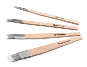 ROLLINGDOG Trim Paint Brush - Detail Trim Brush, Cutting in Brush for Detailed Work & Edging, Pack of 4