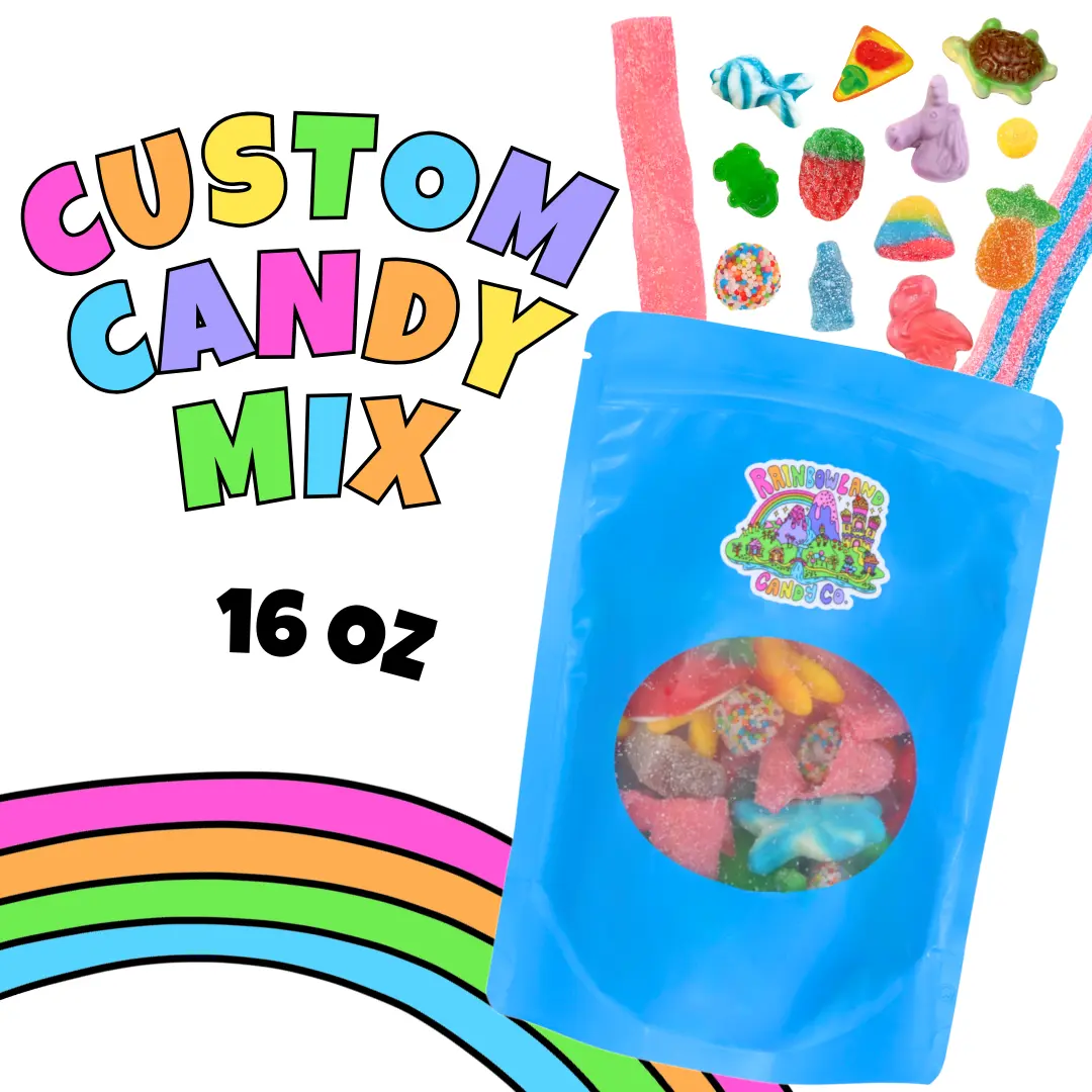 Custom Candy Mix (16 oz) - Build Your Own 1 lb Candy Bag - Choose 8 Candies