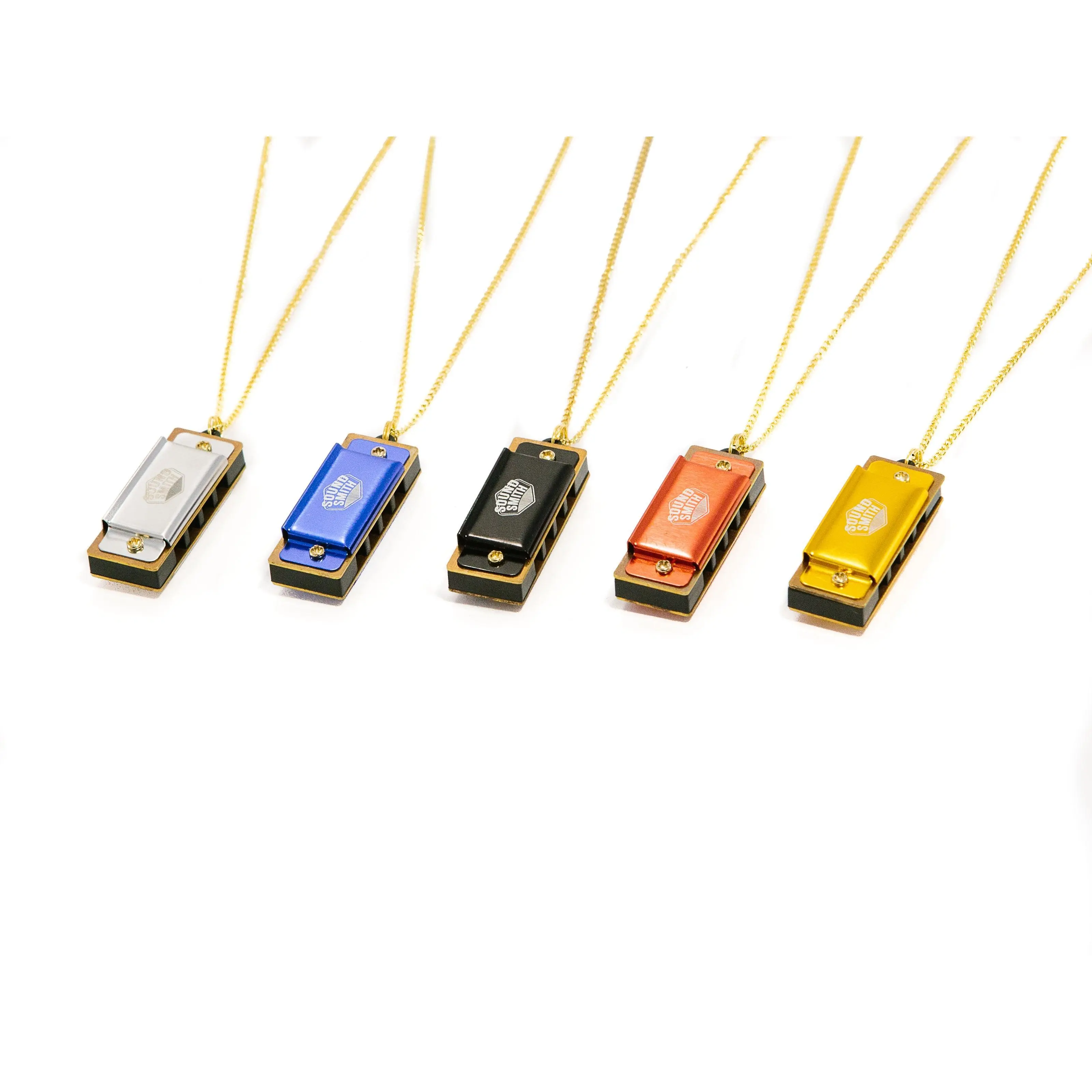 Sound Smith 4-hole Mini Harmonica Necklace - Key C